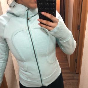 Lululemon Mint Blue Full Zip Hoodie